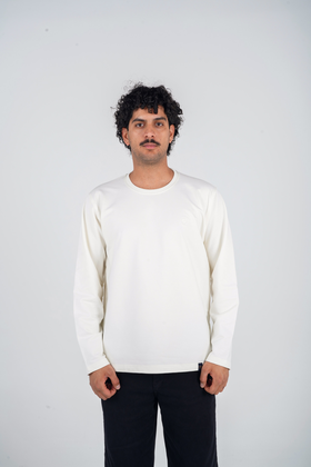 تیشرت آستین بلند یقه گرد مردانه