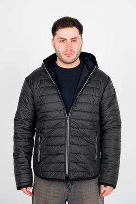 کاپشن کلاهدار شمعی مردانه