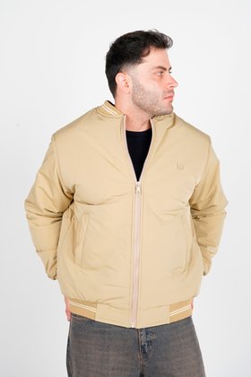 کاپشن کتان یقه ایستاده مردانه