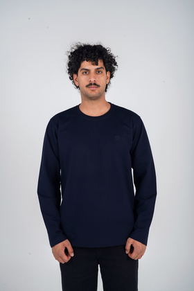 تیشرت آستین بلند یقه گرد مردانه