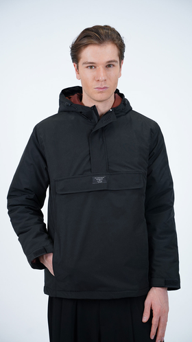 کاپشن کلاهدار جلو بسته شمعی مردانه