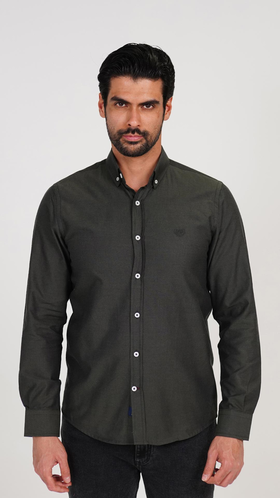 پیراهن آستین بلند مردانه مدل رگولار
