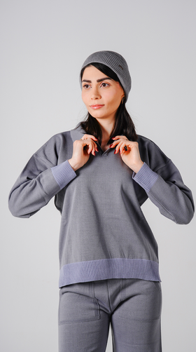 ست بلوز و شلوار بافت زنانه