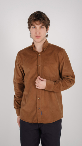 پیراهن آستین بلند مخمل مردانه