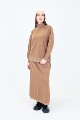 ست بافت و دامن زنانه 