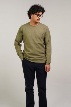 تیشرت آستین بلند یقه گرد مردانه سلانیک