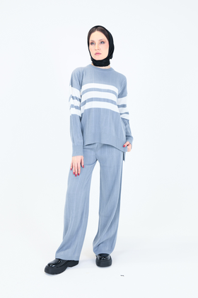 ست بلوز و شلوار بافت زنانه