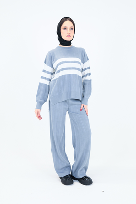 ست بلوز و شلوار بافت زنانه