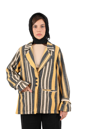 کت یقه انگلیسی زنانه جیب فیلتو