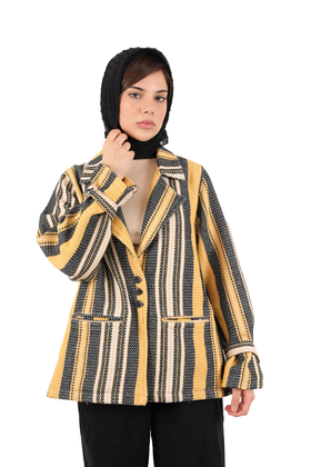 کت یقه انگلیسی زنانه جیب فیلتو