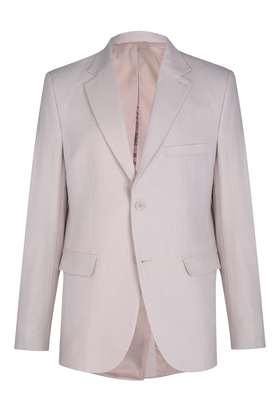 کت تک کتان مردانه مدل یقه انگلیسی