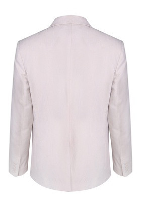 کت تک کتان مردانه مدل یقه انگلیسی