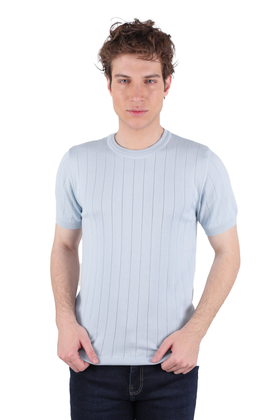 تیشرت بافت یقه گرد