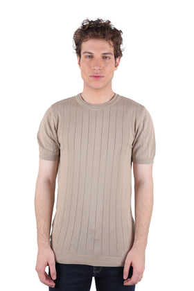 تیشرت بافت یقه گرد