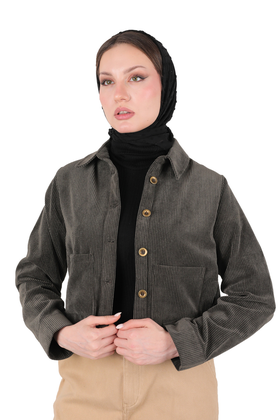 کت کوتاه مخمل زنانه