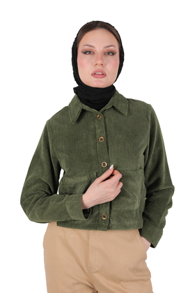 کت کوتاه مخمل زنانه