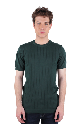 تیشرت بافت یقه گرد