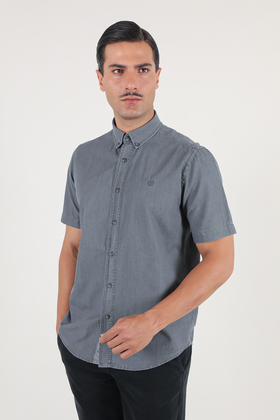پیراهن آستین کوتاه مردانه جین