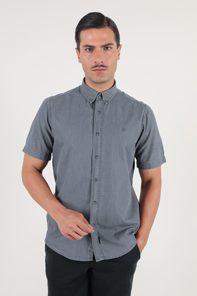 پیراهن آستین کوتاه مردانه جین