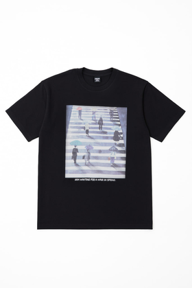 تیشرت آستین کوتاه یقه گرد چاپدار