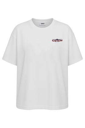 تیشرت آستین کوتاه یقه گرد چاپدار