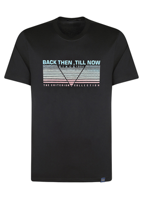 تیشرت آستین کوتاه چاپدار مردانه