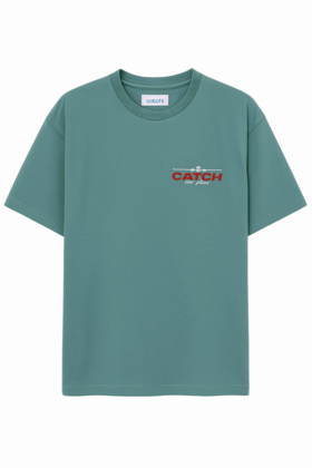 تیشرت آستین کوتاه یقه گرد چاپدار