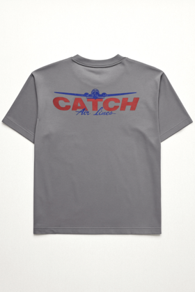 تیشرت آستین کوتاه یقه گرد چاپدار