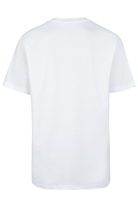 تیشرت آستین کوتاه ساده مردانه سفید