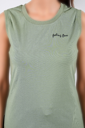 تاپ بیسیک بدون آستین زنانه