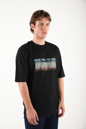 تیشرت آستین کوتاه چاپدار مردانه