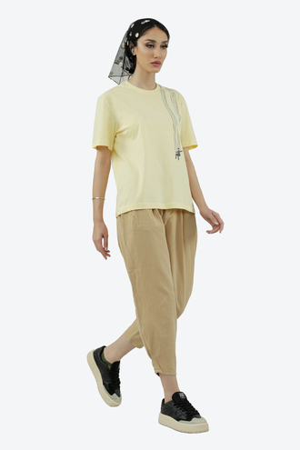 تیشرت آستین کوتاه زنانه - 