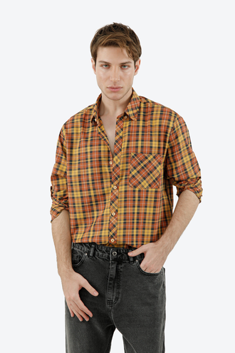 پیراهن آستین بلند مردانه - 