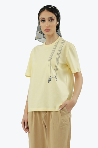 تیشرت آستین کوتاه زنانه - 