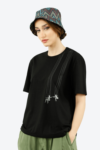 تیشرت آستین کوتاه زنانه - 