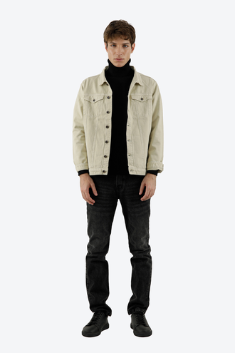 کاپشن کتان مردانه - 