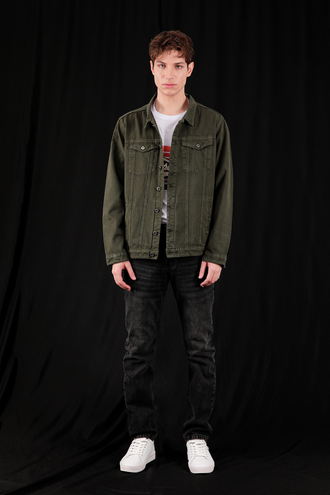 کاپشن کتان مردانه - 