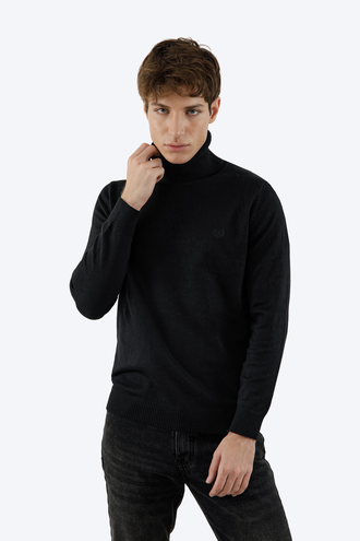 بافت یقه اسکی مردانه - 