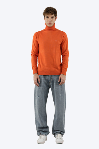 بافت یقه اسکی مردانه - 