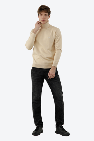 بافت یقه اسکی مردانه - 