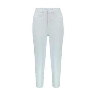شلوار کتان مام استایل زنانه - Women' s Trousers light blue