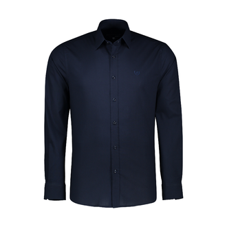 پیراهن آستین بلند کتان مردانه - 