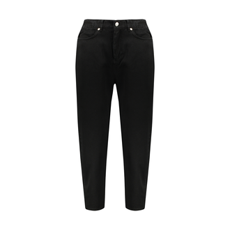 شلوار کتان مام استایل زنانه - Women' s Trousers black