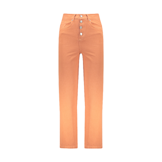 شلوار کتان بگ زنانه - Women' s Trousers Baggystyle orange
