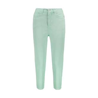 شلوار کتان مام استایل زنانه - Women' s Trousers light green