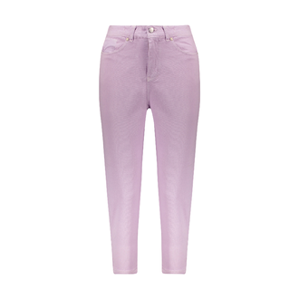 شلوار کتان مام استایل زنانه - Women' s Trousers light pink