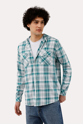 پیراهن کلاهدار مردانه - 