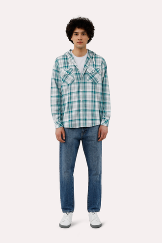 پیراهن کلاهدار مردانه - 