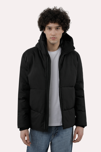 کاپشن شمعی کلاهدار مردانه - 