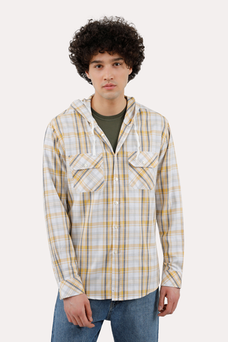 پیراهن کلاهدار مردانه - 